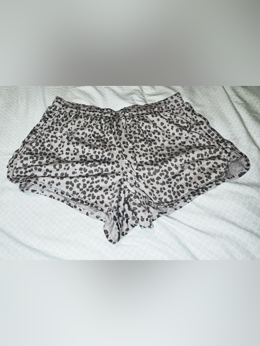 Leopard Print Sleep Shorts - Women's Soft Lounge Shorts